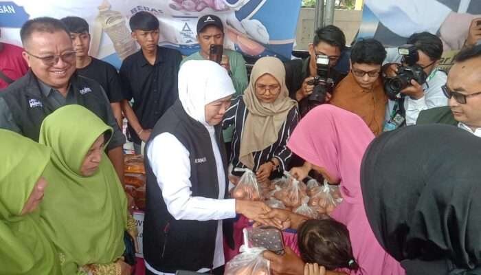 Pasar Murah Di Banjarsari, Gubernur Jatim Tekan Inflasi dan Perkuat Ketahanan Pangan