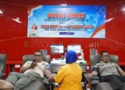 Hari Jadi ke-75 Humas Polri, Polrestabes Surabaya Gelar Donor Darah Bersama Masyarakat